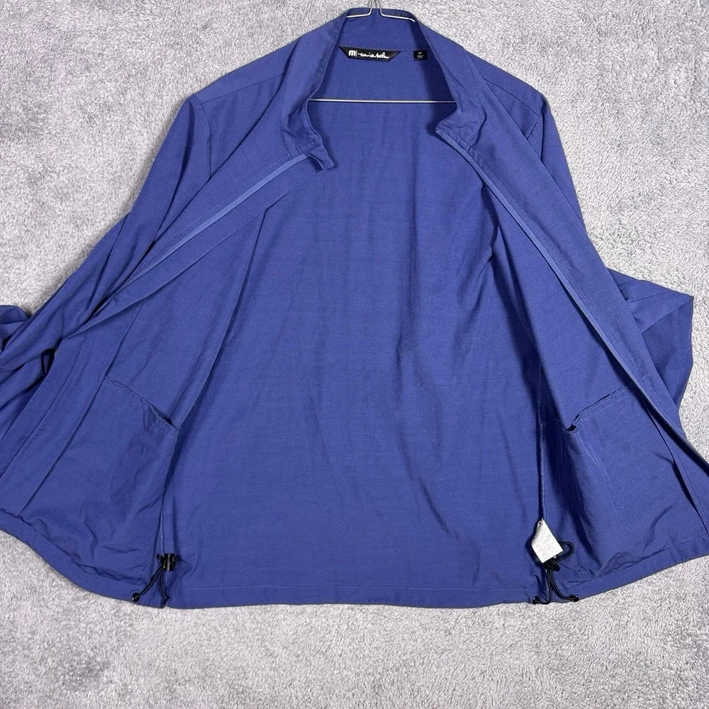 Travis Mathew Jacket Mens M Surfside Full Zip Bomber Golf Stretch Performance